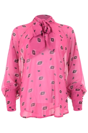 Maicazz Maicazz blouses Blouse fuchsia flower
