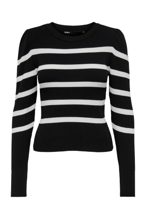 Only Only truien Trui black w. cloud dancer