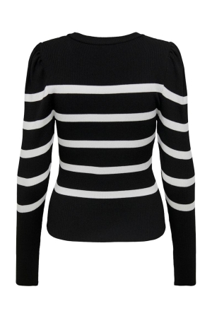 Only Only truien Trui black w. cloud dancer