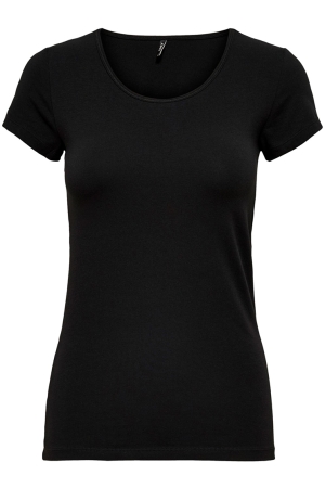 Only Only shirts en tops T-shirt Korte mouw black 15205059