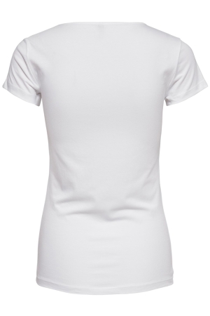 Only Only shirts en tops T-shirt Korte mouw white 15205059