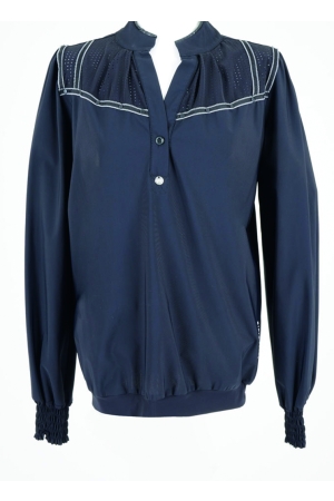 ZIP73 ZIP73 blouses Blouse zwart/wit