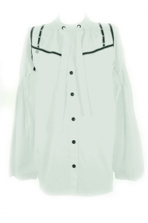 ZIP73 ZIP73 blouses Blouse 01 off white/zwart