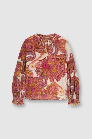 Rino & Pelle Rino & Pelle shirts en tops T-shirts 10411 paisley pop