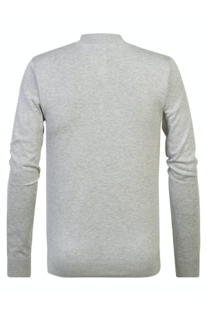 Petrol Petrol truien Trui 9038 light grey melee