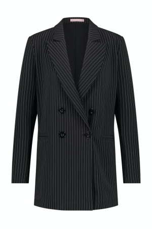 Studio Anneloes Studio Anneloes jassen Blazers 9011 black/off white 9011 black/off white