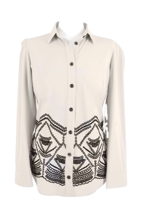 ZIP73 ZIP73 blouses Blouse 09 sand/zwart