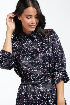 Studio Anneloes Studio Anneloes jurken Lange Jurken 9073 black/turquoise