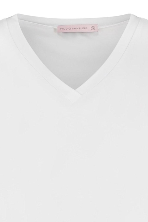 Studio Anneloes Studio Anneloes shirts en tops T-shirt Korte mouw 1000 white