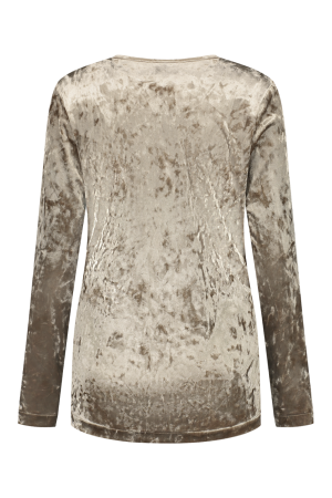 Helena Hart Helena Hart shirts en tops T-shirt Lange mouw latte