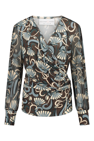 Helena Hart Helena Hart shirts en tops T-shirt Lange mouw emerald