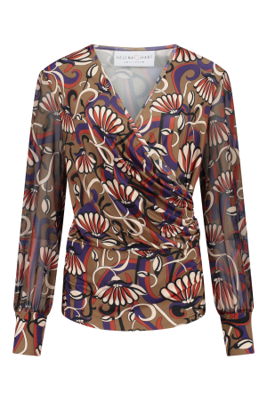 Helena Hart Helena Hart shirts en tops T-shirt Lange mouw paars