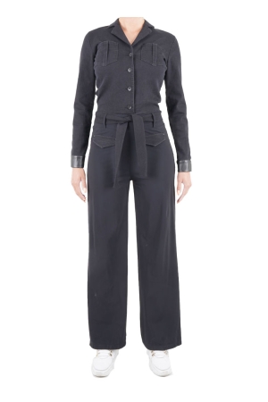ZIP73 ZIP73 broeken Jumpsuit 01 zwart