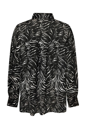 Only Only blouses Blouse black vibrant zebra