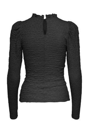 Only Only shirts en tops T-shirt Lange mouw black
