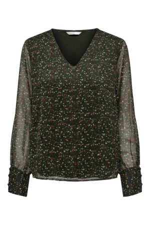Only Only shirts en tops T-shirt Lange mouw rosin elodie