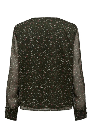 Only Only shirts en tops T-shirt Lange mouw rosin elodie