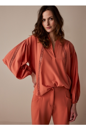 SUMMUM SUMMUM blouses 502 warm apricot
