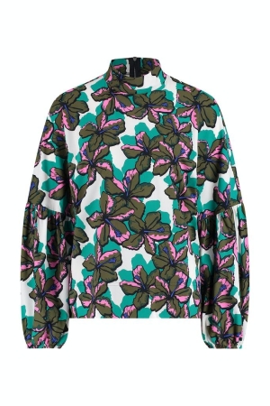 Studio Anneloes Studio Anneloes blouses 1174 off white/army 1174 off white/army Studio Anneloes Studio Anneloes blouses 1174 off white/army 1174 off white/army