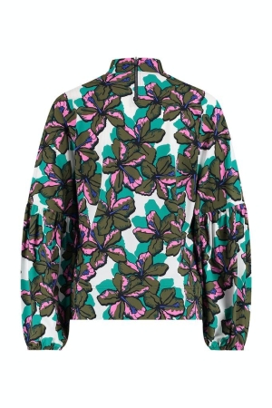 Studio Anneloes Studio Anneloes blouses 1174 off white/army