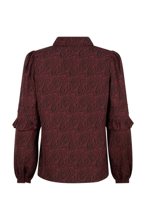 Lofty Manner Lofty Manner blouses Blouse 106 zebra print