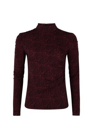 Lofty Manner Lofty Manner shirts en tops T-shirt Lange mouw 106 zebra print