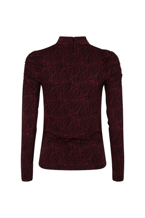 Lofty Manner Lofty Manner shirts en tops T-shirt Lange mouw 106 zebra print