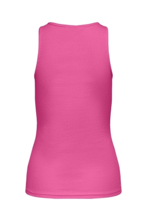 Only Only shirts en tops Tops en Singlets carmine rose