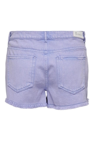 Only Only broeken Korte broeken deep periwinkle acid wash