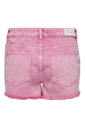 Only Only broeken Korte broeken fuchsia pink acid wash