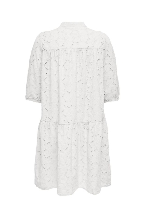 Only Only jurken Zomerjurkjes cloud dancer