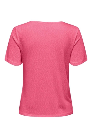 Only Only shirts en tops T-shirt Korte mouw camellia rose