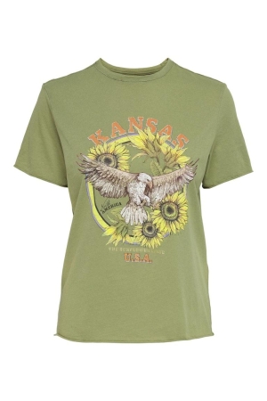 Only Only shirts en tops T-shirt Korte mouw aloe kansas