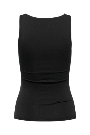 Only Only shirts en tops Tops en Singlets black