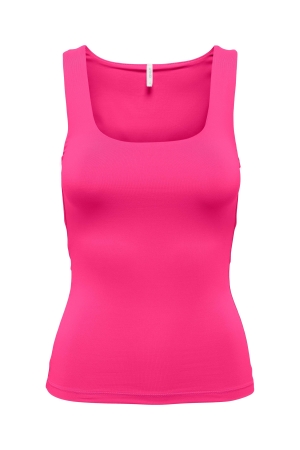 Only Only shirts en tops Tops en Singlets fuchsia purple