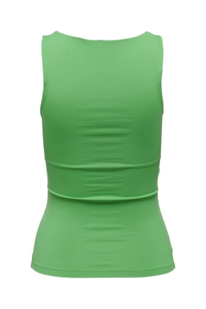 Only Only shirts en tops Tops en Singlets kelly green