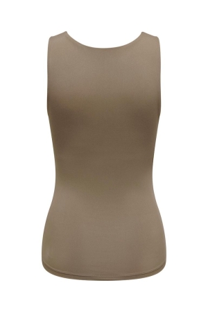 Only Only shirts en tops Tops en Singlets walnut