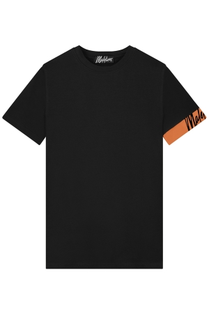 Malelions Malelions shirts en tops Print T-shirts 929 black/orange