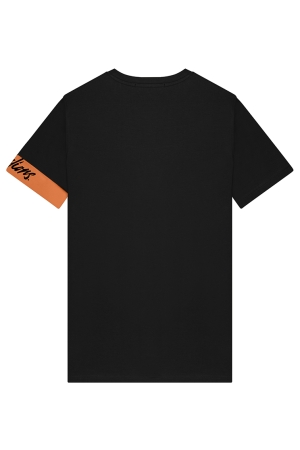 Malelions Malelions shirts en tops Print T-shirts 929 black/orange