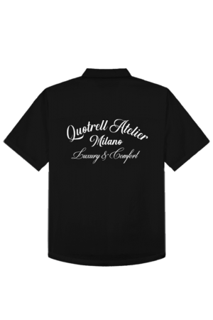 Quotrell Quotrell overhemden Overhemd 0002 black / white