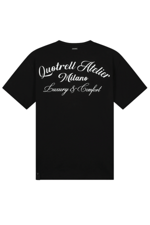 Quotrell Quotrell shirts en tops Print T-shirts 0002 black / white