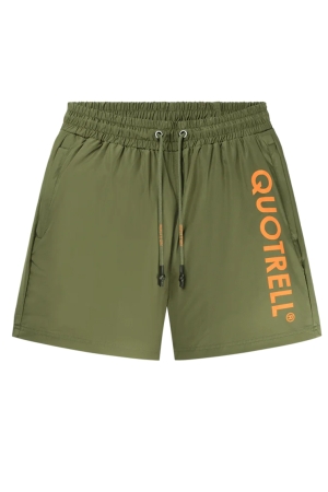 Quotrell Quotrell broeken Zwembroek 3458 army green / neon or